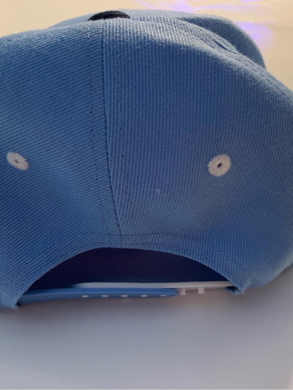 Vintage Style Zephyr UNC Carolina Snapback Hat Blue Black Flat Brim Cap Official - Picture 3 of 9